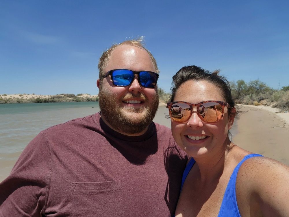 My wife and I in Lake Havasu, AZ